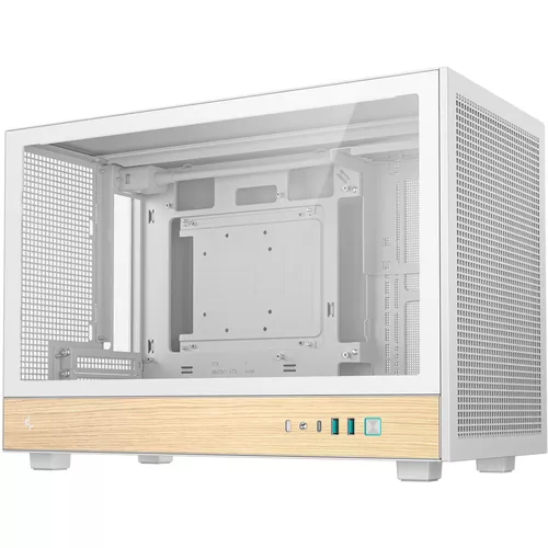 купить Корпус для ПК Deepcool CH260 WOOD WH в Кишинёве 