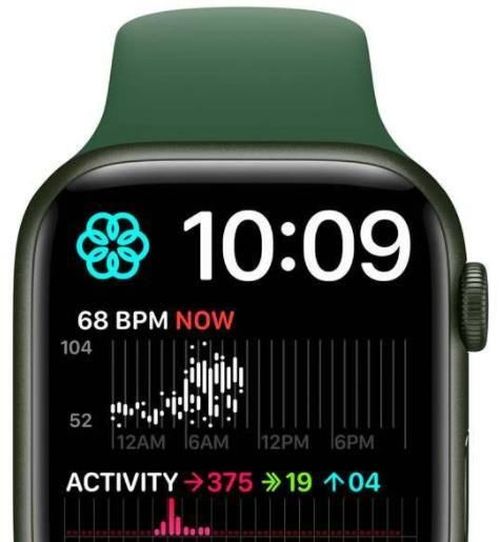 cumpără Ceas inteligent Apple Watch Series 7 GPS 45mm Green Aluminum Case With Green Sport Band MKN73 în Chișinău 