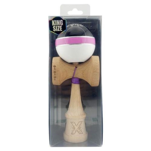 купить Активная игра Essa 164319 Kendama Royal Spike X Original, 7x6x18cm, negru-roz-alb в Кишинёве 