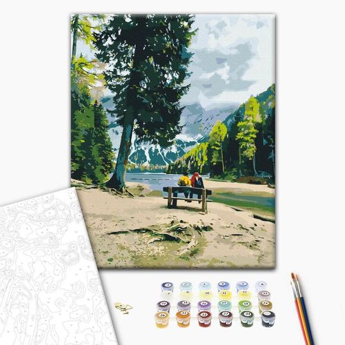 cumpără Tablou pe numere BrushMe BS53778 40*50 cm (în cutie) Călători în Chișinău 