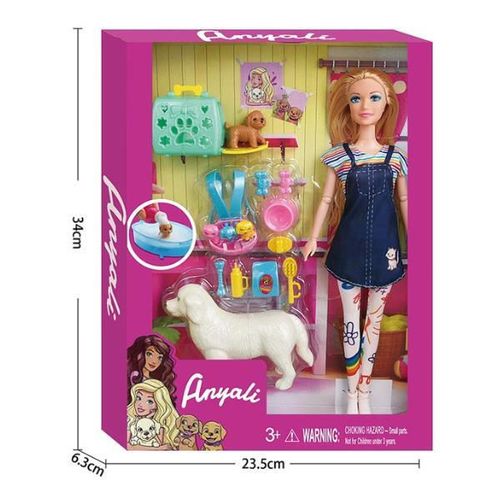 cumpără Păpușă Essa 307-2 Păpușă în set cu animale de companie, în rochie de vară în Chișinău 