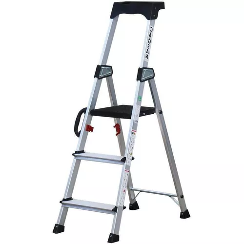 cumpără Scară Cagsan HA102 cu suport si polita, 3 trepte, H=1.33m, sarcina max.150kg în Chișinău 