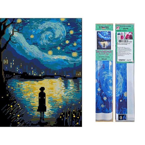 cumpără Tablou pe numere Strateg 57299 Mozaic cu diamante 30x40cm Presimțire în Chișinău 