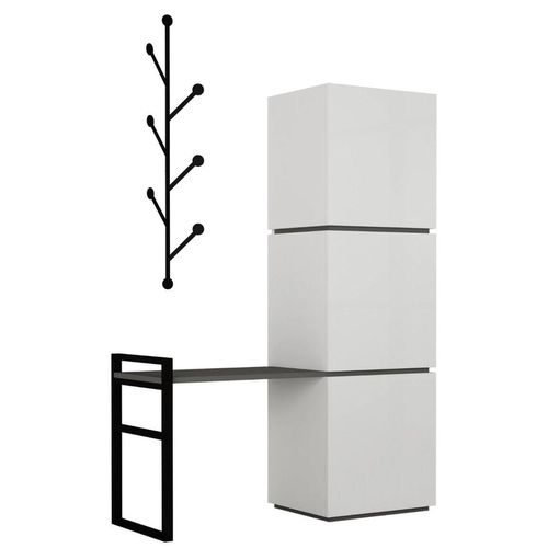 cumpără Mobilă pentru antreu Trendy Mello Alb, 109x149x39cm (GTR000946) în Chișinău 