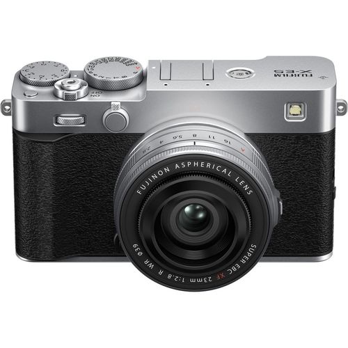 купить Фотоаппарат беззеркальный FujiFilm X-E5 silver/ XF23mmF2.8 R WR в Кишинёве 