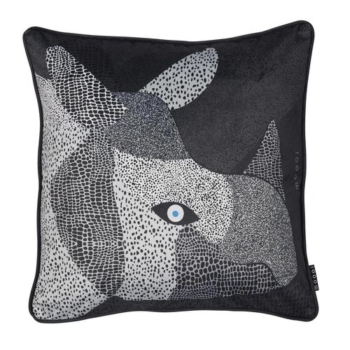 cumpără Lenjerie de pat Moooi 250687 Dwarf Rhino Cushion 50x50 Black în Chișinău 