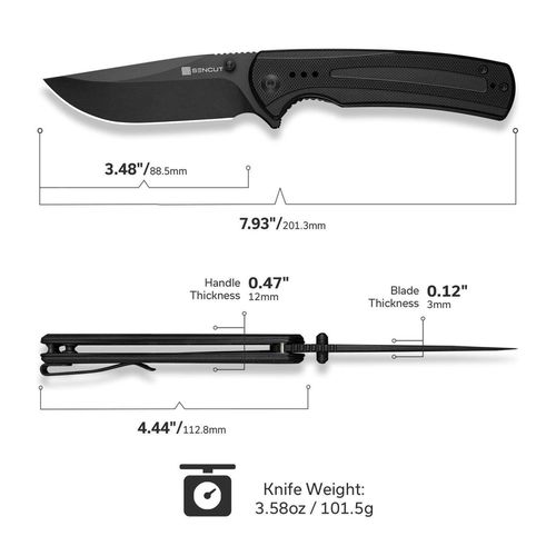 купить Нож походный Sencut S24057-1 Regnator, G10, Liner Lock в Кишинёве 
