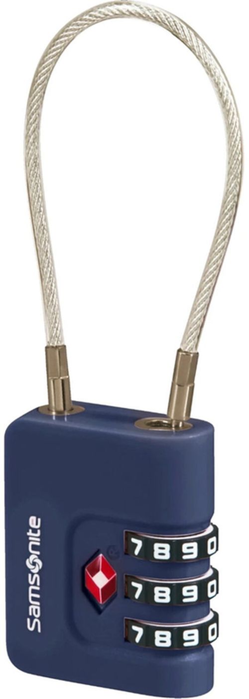 купить Аксессуар для багажа Samsonite Ta Revolution Cablelock 3 Dial TSA Albastru Inchis (155576/1549) в Кишинёве 