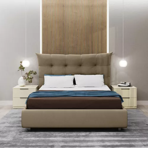 купить Кровать Bayro Rafinato 1400x2000, подъёмный механизм, ткань кат. II в Кишинёве 