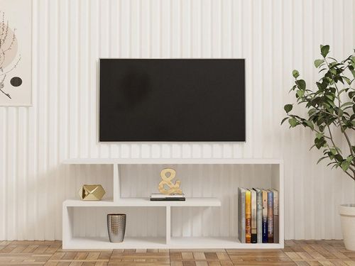 купить Тумба напольная для TV Hanah Home Cafu White в Кишинёве 