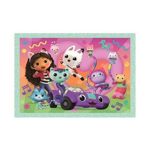 cumpără Puzzle Clementoni Puzzle 4in 1 Gabby's Dollhouse 2026 (21752) în Chișinău 