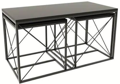 купить Журнальный столик Trendy Defne, антрацит, комплект в Кишинёве 