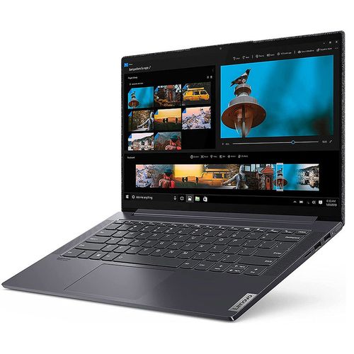 cumpără Laptop 14.0" Lenovo Yoga Slim 7 14ARE05 Slate Grey, AMD Ryzen 5 4500U 2.3GHz-4.0GHz/8GB PC4-25600/SSD 512GB/AMD Radeon Graphics/WiFi  802.11ax/ Bluetooth/ HDMI/ Card Reader/ HD Webcam/ Illuminated Keyboard/ 14.0" IPS FHD (1920x1080) Non-glare/Windows 10 Home RU în Chișinău 