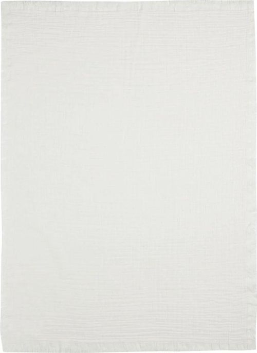 купить Детское постельное белье Jollein 521-511-66041 Paturica Muslin Fringe Ivory, 75x100cm в Кишинёве 
