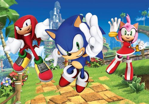 cumpără Puzzle Clementoni 104 MAXI: Sonic (25764) în Chișinău 
