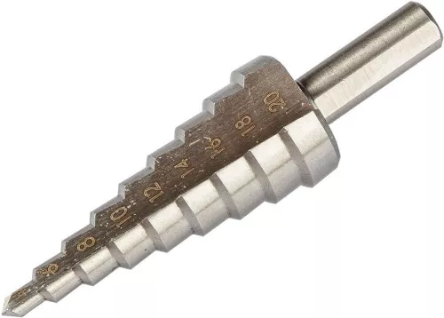 cumpără Burghiu Graphite 54T303 Burghiu treptat, 4-20mm, HSS p/u lemn, plastic în Chișinău 