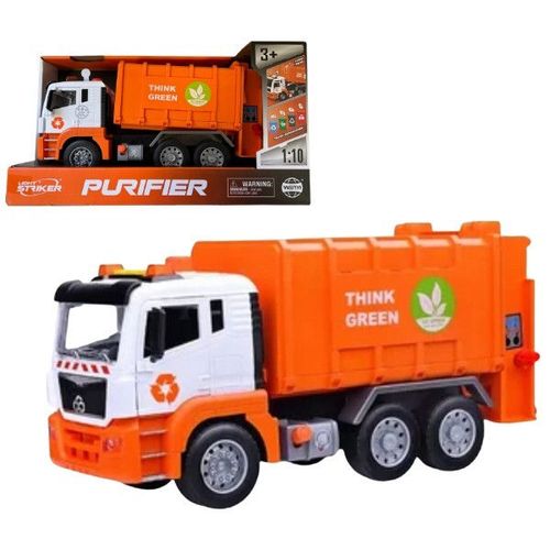 купить Машина Wenyi WY1115B 1:10 Camion de gunoi cu inerție Think Green (lumină/sunet) в Кишинёве 