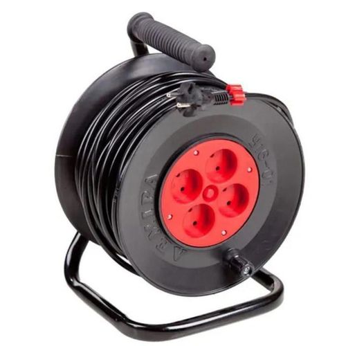 cumpără Prelungitor electric Лемира 201052, U16-01 4prize PVS 2x1,5 20m, pe tambur în Chișinău 