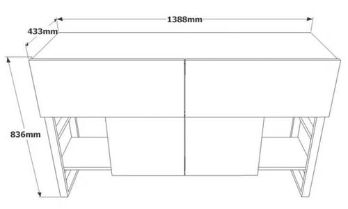 купить Тумба Trendy ML25-A 138x83x43cm в Кишинёве 