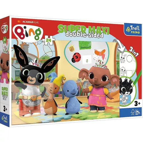 cumpără Puzzle Trefl R25H / 1 (41003) 24 Super Maxi Iepurașul Bing și prietenii în Chișinău 
