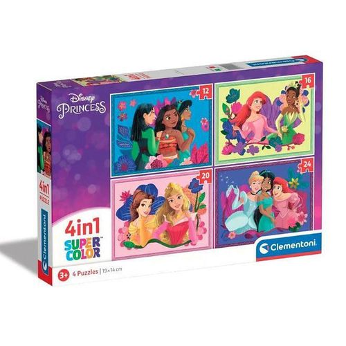 cumpără Puzzle Clementoni Puzzle 4in 1 Printesele Disney (21517) în Chișinău 