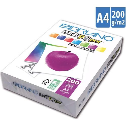 купить Бумага офисная Fabriano 53621297 Hartie Multipaper A4, 200g/m2, 250 foi в Кишинёве 