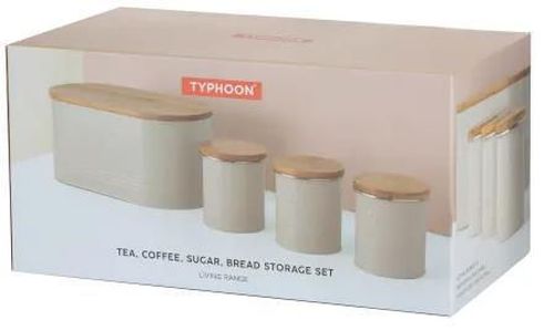 купить Контейнер для хранения пищи Typhoon 1401.027 Set de cutii Essentials (crem) 4buc в Кишинёве 