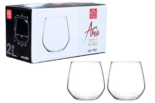 купить Посуда для напитков Promstore 30356 Set pahare Aria 2buc, 380ml в Кишинёве 