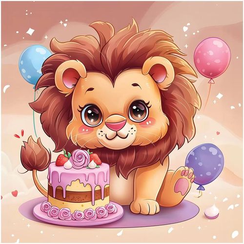 cumpără Puzzle Три Совы RL376351 "Pui de leu cu tort", 16 elemente în Chișinău 