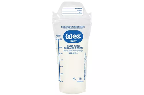 Pungi pentru lapte Wee baby 25 buc/200 ml 