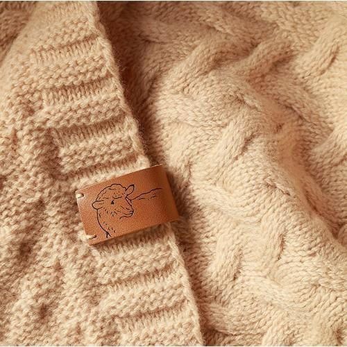 cumpără Lenjerie de pat pentru copii BabyOno 1648/02 Patura din lana merinos Dark Beige în Chișinău 