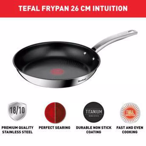 купить Сковорода Tefal B8170544 Intuition 26cm в Кишинёве 