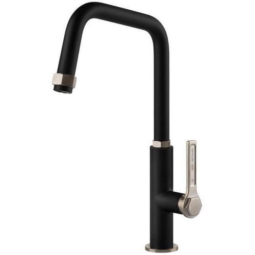 купить Смеситель кухонный Gessi 60051-599 Officine Fino: Brushed Nickel / Matte Black в Кишинёве 