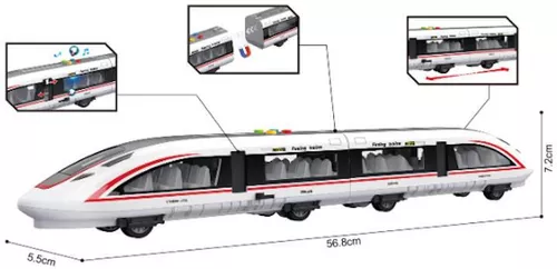 cumpără Mașină Wenyi WY970A 1:16 Tren magnetic de mare viteză cu inerție (lumină/sunet) în Chișinău 