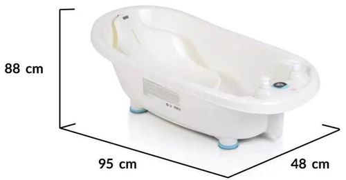 купить Ванночка Moni Bubble blue, cu reductor detasabil в Кишинёве 