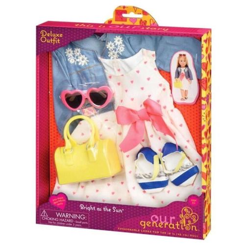 купить Кукла Battat BD30246Z Set imbracaminte Our Generation 46 cm Rocita cu inimioare, cod 57463 в Кишинёве 