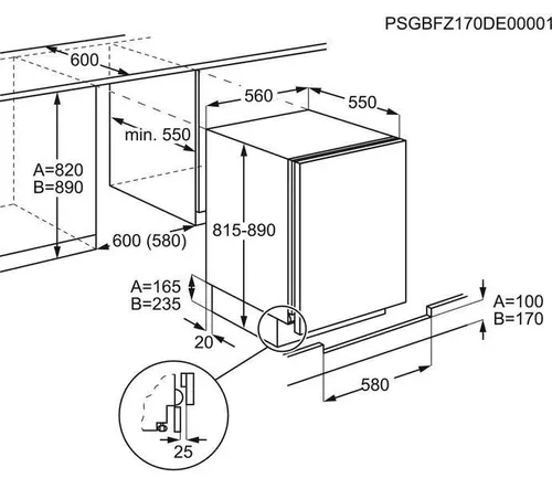 cumpără Frigider încorporabil Electrolux LXB2AF82S în Chișinău 