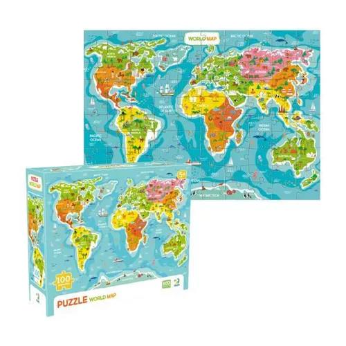купить Головоломка Dodo 300704 Puzzle Harta Lumei, 100el в Кишинёве 