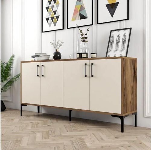 cumpără Casetieră Trendy Kiev 160, Nuc, Smantana 160x78x35cm în Chișinău 