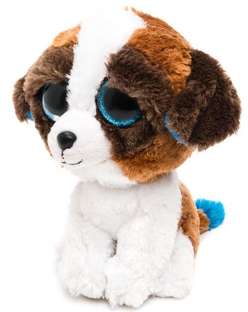 купить Мягкая игрушка TY TY37012 DUKE white/brown dog 24 cm в Кишинёве 