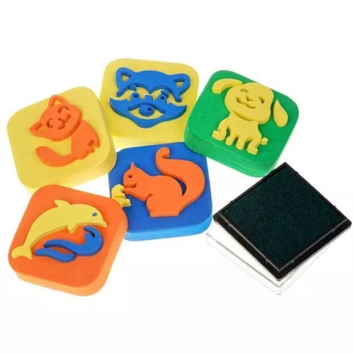 cumpără Set de creație miscellaneous 9372 Set stampile p/u copii Multi-PultiAnimale, 5 buc. în Chișinău 