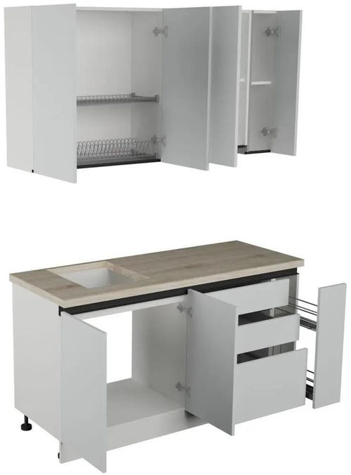 cumpără Mobilă pentru bucatarie ArtFlame GOLA White (1.6 m.l.) în Chișinău 