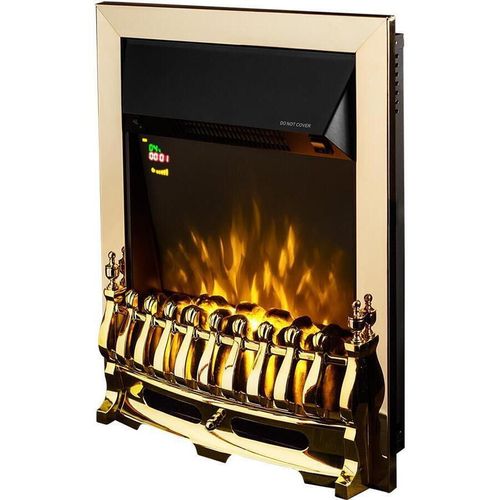 cumpără Șemineu electric ArtFlame Galileo gold, 592x482x185 mm, Negru în Chișinău 