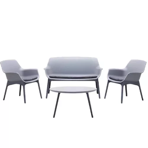 cumpără Set mobilier de grădină Bica Luxor Lounge Gray/Graphite în Chișinău 