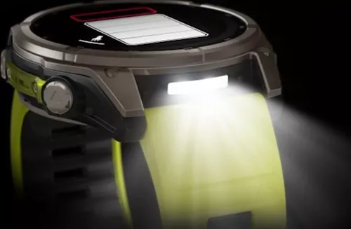 cumpără Ceas inteligent Garmin Fenix 8 – 51 mm, Solar, Sapphire, Titanium with Amp yellow (010-02907-21) în Chișinău 