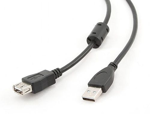 купить Gembird CCF-USB2-AMAF-10 Premium quality USB2.0 extension A-plug A-socket, cable 3 m,with ferrite core в Кишинёве 