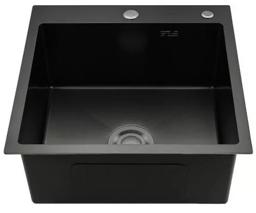 cumpără Chiuvetă bucătărie Gappo GS5050-6 NEAGRA în Chișinău 