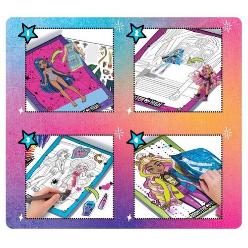 купить Набор для творчества Lisciani Giochi 12846 Sketchbook Monster High Cute, 60452 в Кишинёве 