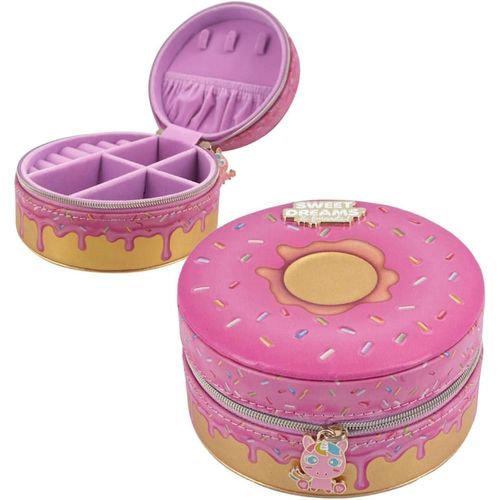 купить Несессер/косметичка KiDS Licensing KL11657 Pu Jewelery Box Donut Shape Sweet Dreams&Friends в Кишинёве 