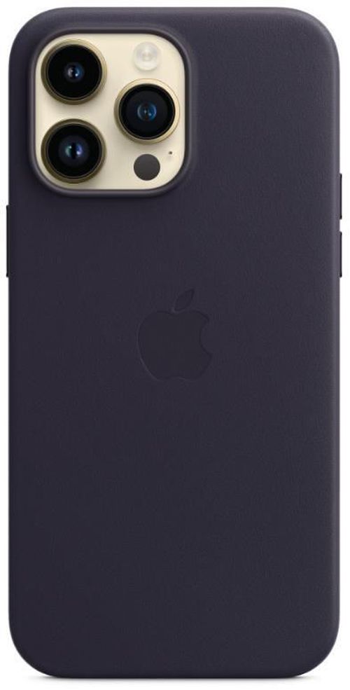 cumpără Husă pentru smartphone Apple iPhone 14 Pro Max Leather Case with MagSafe, Ink MPPP3 în Chișinău 